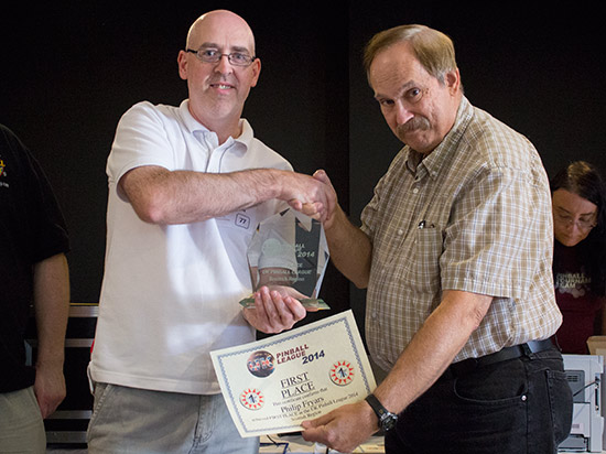 Winner of the Scottish region A-Division, Philip Fryars