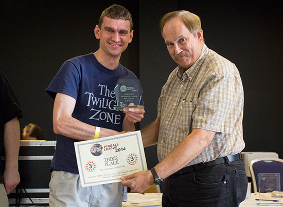 Third place, Carl Spiby