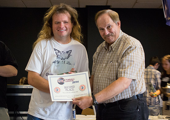 Second place, Andrew Foster