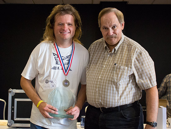 Winner of the UK Pinball Classic 2014, Andrew Foster
