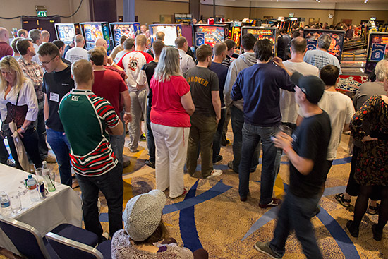 Players in the UK Pinball Open