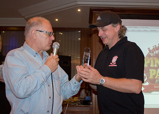 Winner of the Best in Show award, Darren Ball