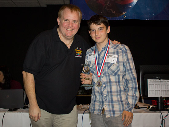 Second place, Timothy Raison