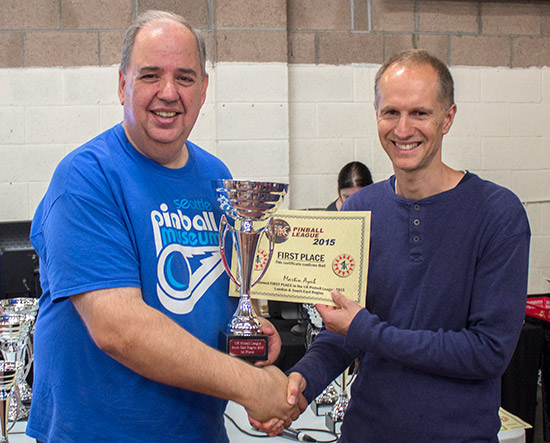 Winner of the A Division, Martin Ayub