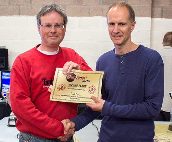 Second place in the B Division, Paul Owen