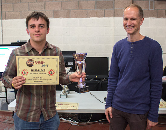Third place in the A Division, Will Dutton