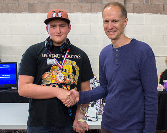 Second place, Adam Bona
