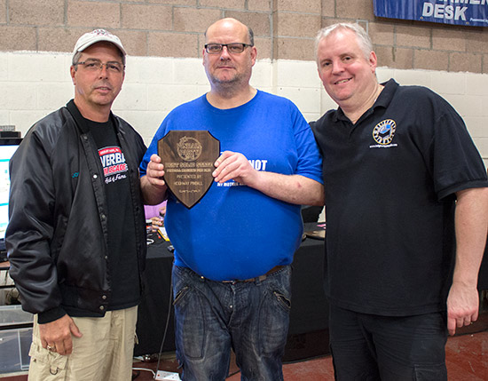 Winner of the Best Solid State Machine, Steve Padgett