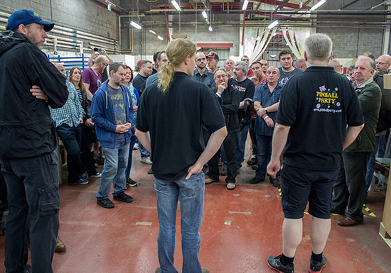 Romain and Andrew explain the manufacturing process