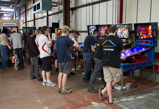 Players in the UK Pinball League final