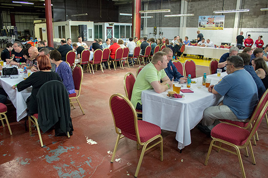 Guests at the special awards dinner