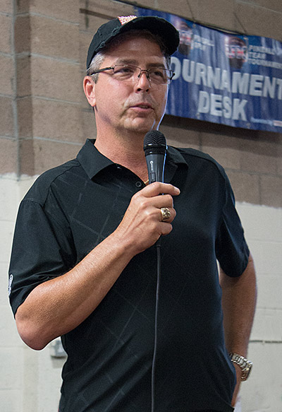 Joe Balcer was the guest speaker at the dinner
