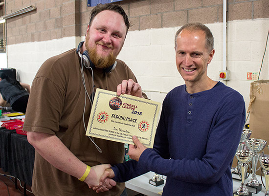 Second place in the B Division, Tim Thornton