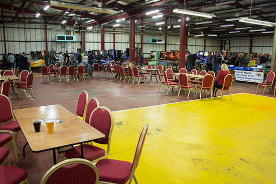 The show floor