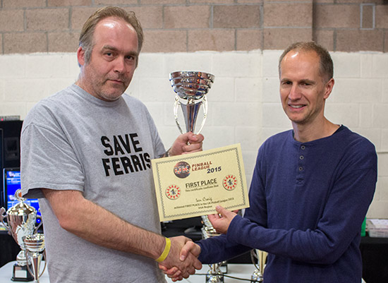 First place in the A Division, Ian Craig