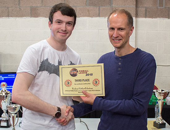 Third place in the B Division, Richard Rothwell-Jackson