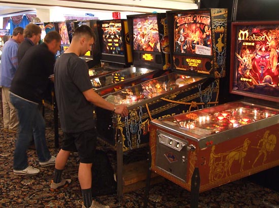 Some of the games at the show