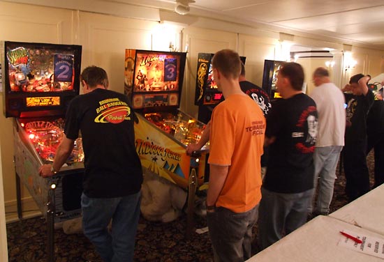 Players in the UK Pinball League final
