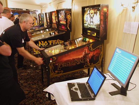 Players in the UK Pinball League final