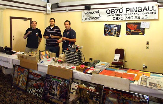 The Pins Anon stand