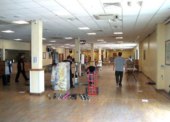 Inside the venue