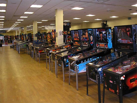 Some of the machines at the show