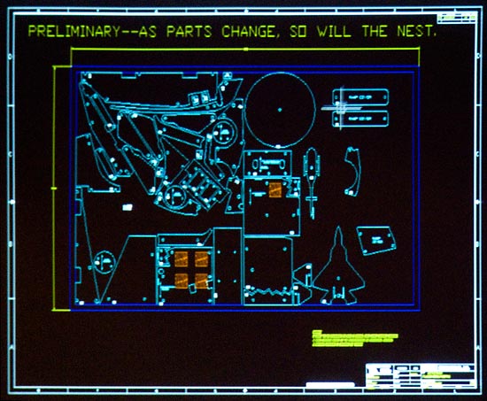 The nest of plastic pieces