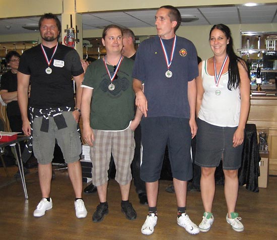 Second placed team Sweden 3