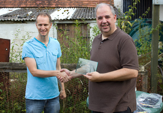 Second place, Martin Ayub
