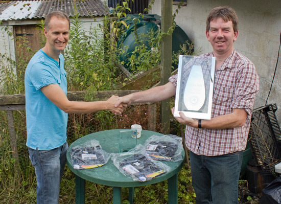 Winner of the Welsh Pinball Classic 2012, Eddie Lehan