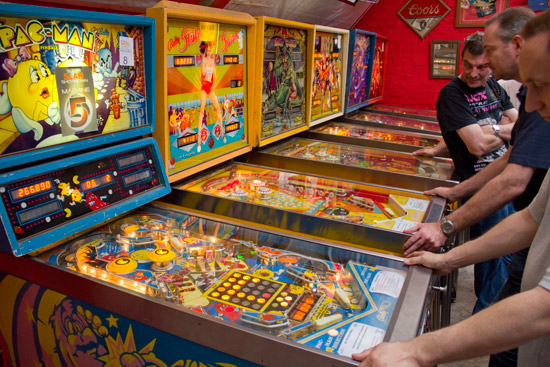 Mr & Mrs Pac-Man, Strikes & Spares, Lost World, Kiss, Fathom and Flash Gordon