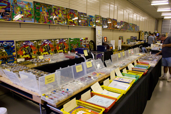 Mayfair Amusements had their regular large range of parts and paperwork