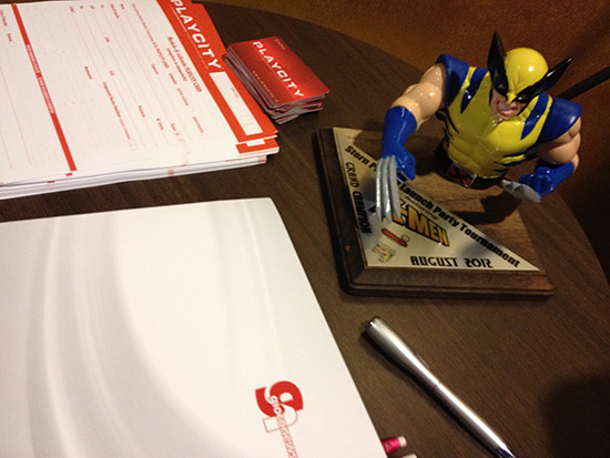 The X-Men Launch Party trophy