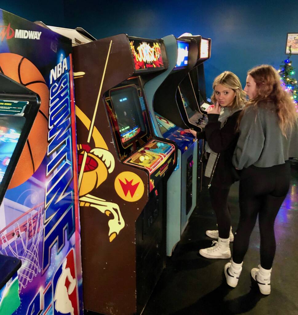 Stand-up arcade games