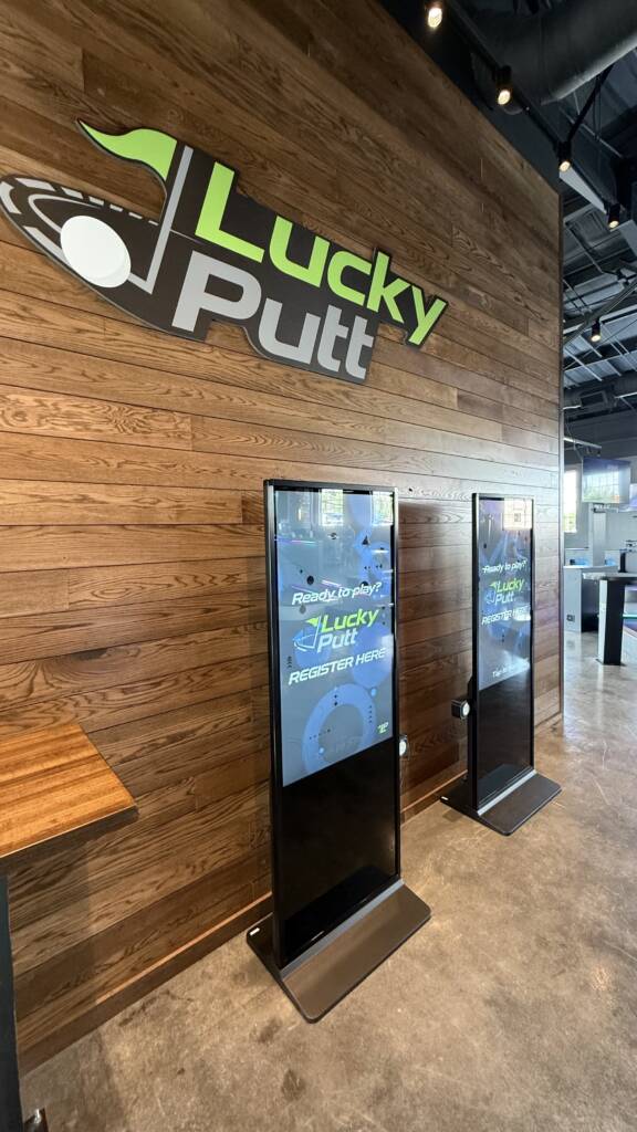 Lucky Putt 9-hole course - popular with the kiddos
