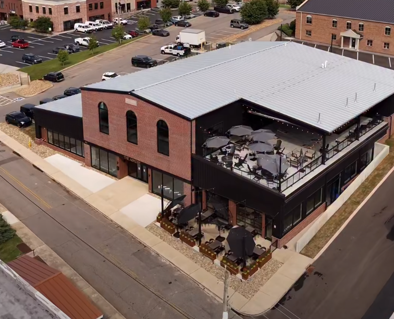 The Armory drone shot