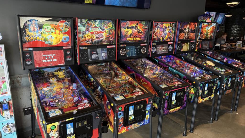 The pinball line-up on opening weekend