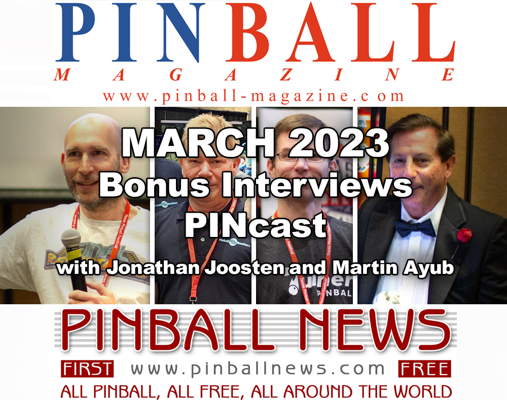 March 2023 Bonus Interviews PINcast