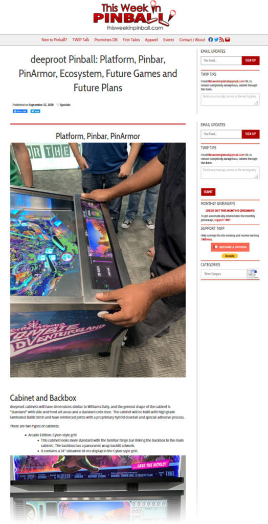 This Week In Pinball's article