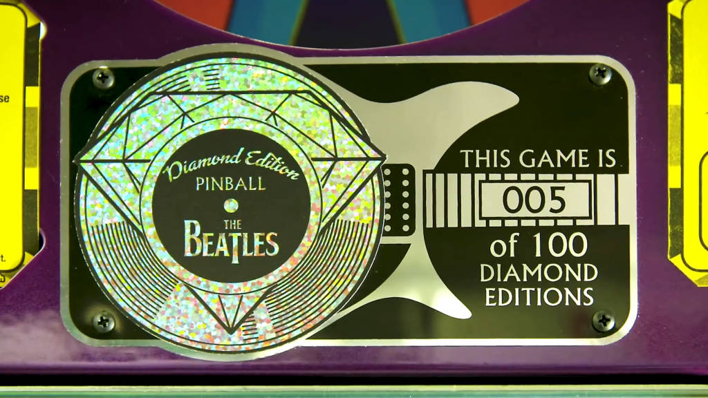 The bottom arch plaque for the Diamond Edition games