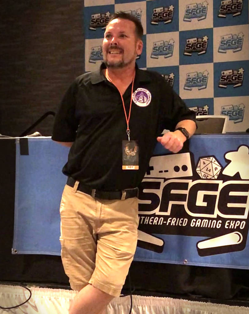 Ryan White at the Southern-Fried Gaming Expo 2021