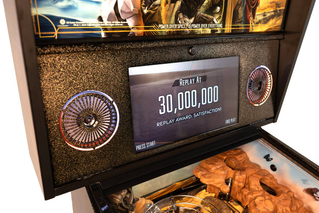 The treatment extends to the speaker/display panel