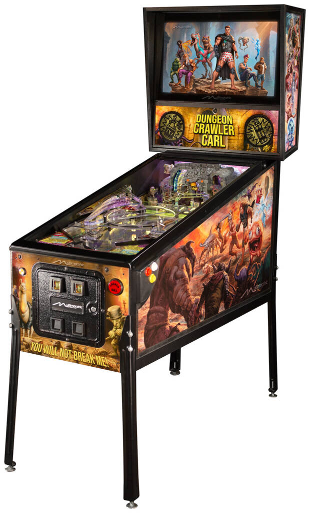 The right side view of the Dungeon Crawler Carl artwork