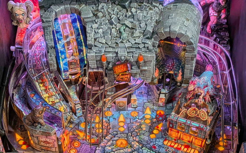 The upper playfield module shots for Dungeon Crawler Carl