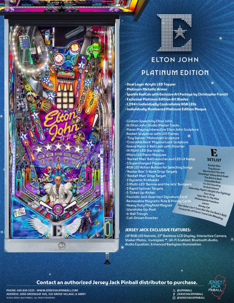 The back of the Platinum Edition flyer