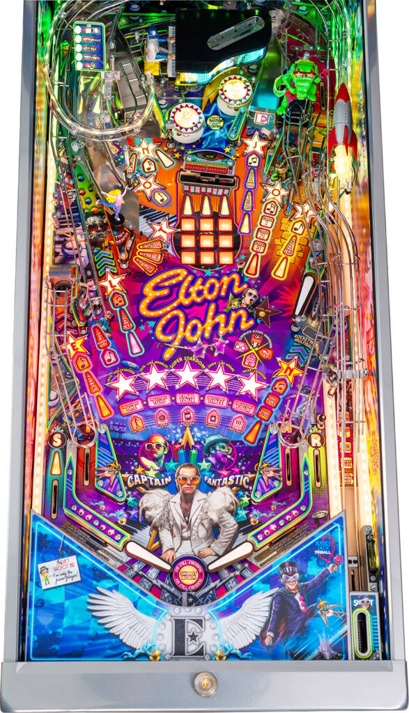 The playfield from the Platinum Edition