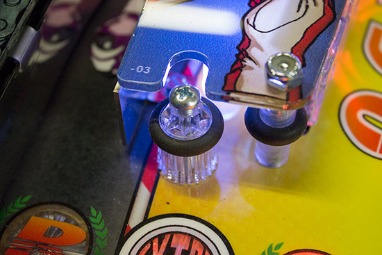 The left adjustable post