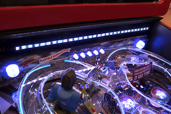 Playfield lighting together with two flashers