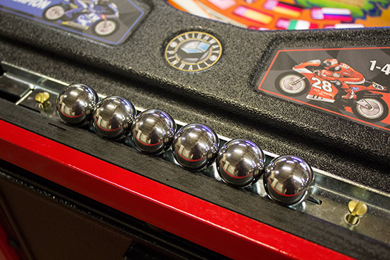 Full Throttle uses six balls