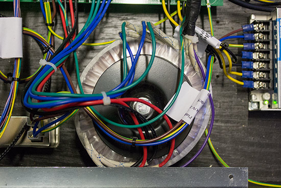 The 70V toroidal transformer